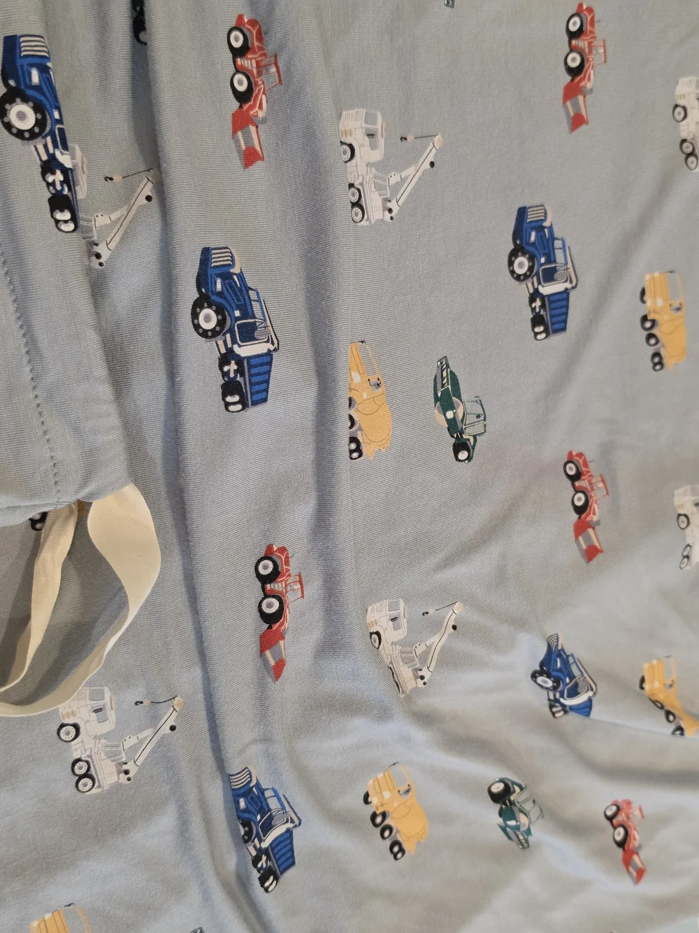 Kyte Baby Bamboo Crib Sheet - Construction Print.